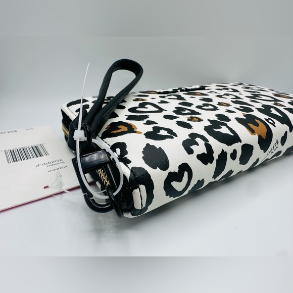 Betsey Johnson Leopard Print Wristlet Wallet - Picture 10 of 14